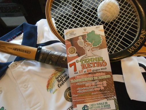 Dal 17 giugno la nuova edizione  del Tennis Retrò al Country Club di Cuneo