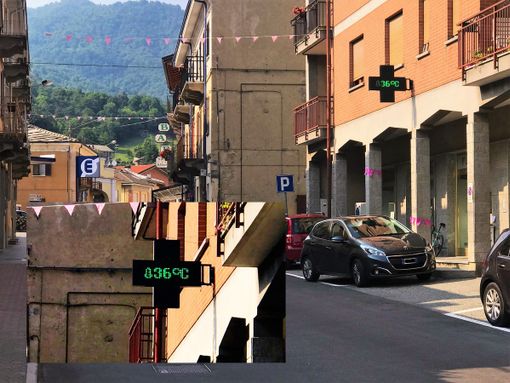 La temperatura registrata dal termometro di via Roma, ieri, a Paesana La temperatura registrata dal termometro di via Roma, ieri, a Paesana