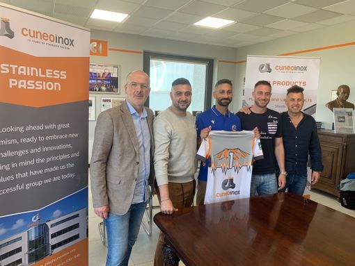 Da sx. Paolo Brugiafreddo, Federico Pavan, Domenico Cavaccini, Cristian Pavan e Davide Bima