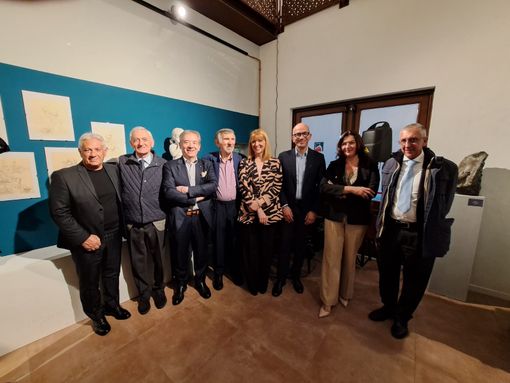 Da sinistra: Alessandro Tribaudino, Giovanni Quaglia, Roberto Giordana, Sergio Ùnia, Anna Cavallera, Valerio Oderda, Daniela Biolatto e Domenico Annibale