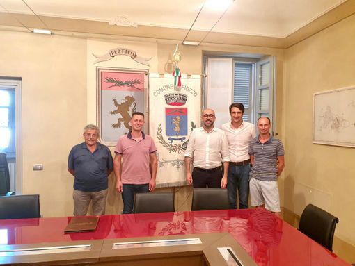 Il presidente Robaldo e il consigliere Danna in visita a Piozzo