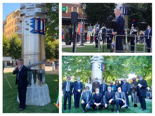 L'inaugurazione del monumento L'inaugurazione del monumento
