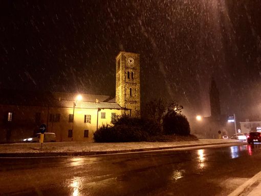 La rotonda spoglia delle luminarie natalizie - Foto di Nicolò Bertola