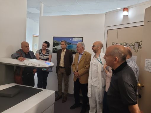 L'inaugurazione del nuovo osteodensitometro