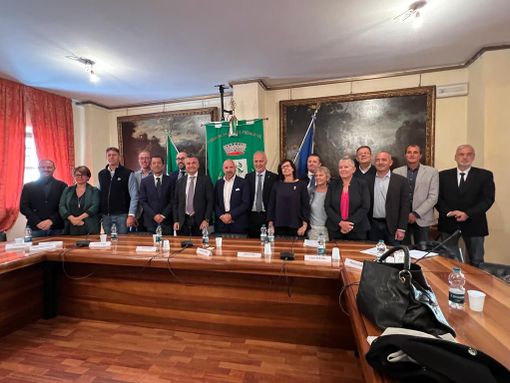 Gli amministratori riuniti al tavolo di monitoraggio tenuto questa mattina a Limone Piemonte
