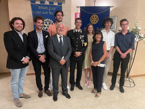 Prima conviviale dell'anno sociale 2022/23 per i Rotary Club Cuneo e Cuneo Alpi del Mare