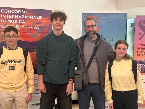 Tre percussionisti del Liceo “Ego Bianchi” premiati al 41esimo Concorso internazionale Città di Stresa