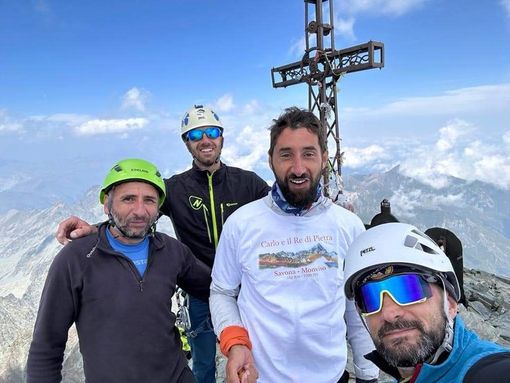 Da Savona al Monviso in 32 ore per aiutare un amico: ce l'ha fatta Alberto Zuccarelli