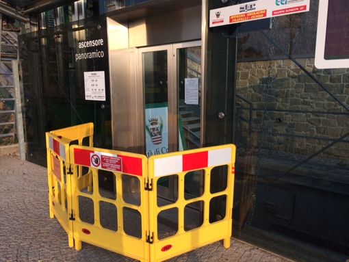 L'ascensore panoramico di Cuneo chiude per collaudo decennale dal 29 maggio al 7 giugno