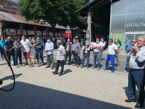 Fossano: manifestazione pacifica dei produttori di suini Fossano: manifestazione pacifica dei produttori di suini