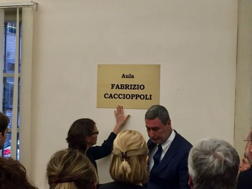 L'aula B del tribunale di Cuneo da oggi si chiamerà aula Fabrizio Caccioppoli