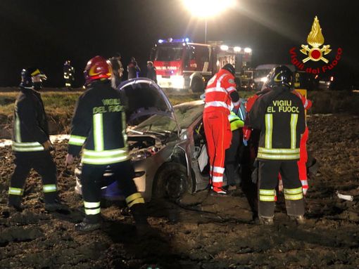 Incidente stradale a Villafalletto in via Costigliole