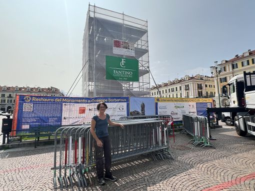 Tra pochi giorni la statua del Barbaroux sarà restituita alla città completamente restaurata Tra pochi giorni la statua del Barbaroux sarà restituita alla città completamente restaurata