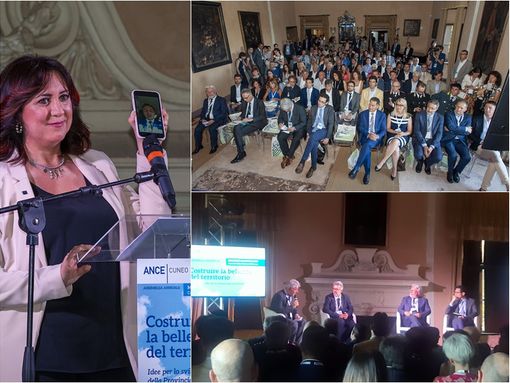 Immagini dall'assemblea annuale Ance Cuneo al Castello della Manta