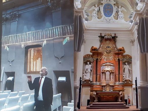 Interno della Chiesa di Santa Maria della Stella e coro monacale del complesso