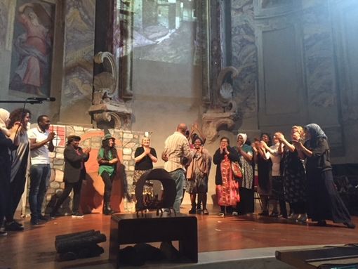 Il cast di Alte Speranze del Cpia Cuneo