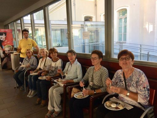 Ospiti e volontari con Andrea Vassallo