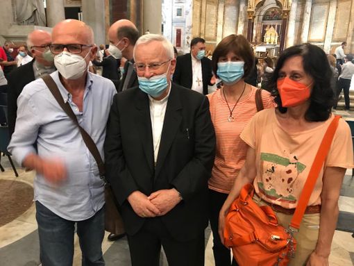 Con il Presidente della CEI, Cardinale Gualtiero Bassetti Con il Presidente della CEI, Cardinale Gualtiero Bassetti