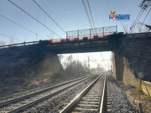 Il cavalcaferrovia a Trinità - foto Provincia