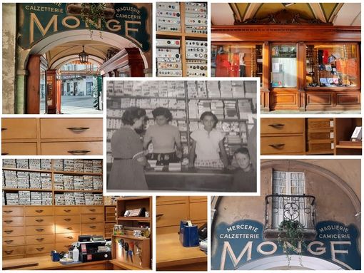 Saluzzo, oggi chiude la storica merceria Monge di piazza Risorgimento
