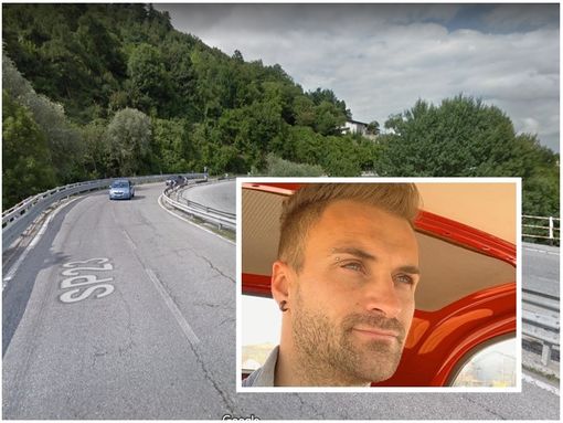 Il ponte del Sale che collega Borgo a Vignolo. Nella foto piccola Manuele Giubergia Il ponte del Sale che collega Borgo a Vignolo. Nella foto piccola Manuele Giubergia