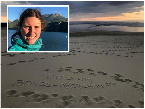 L'avventura di Noemi Giraudo, in bici da sola da Boves ad Arcachon