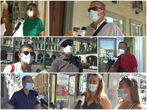 Niente mascherine all'aperto dal 28 giugno. “Una buona notizia, ma serve buonsenso”. È il parere unanime dei cuneesi che abbiamo intervistato mercoledì mattina in centro Niente mascherine all'aperto dal 28 giugno. “Una buona notizia, ma serve buonsenso”. È il parere unanime dei cuneesi che abbiamo intervistato mercoledì mattina in centro