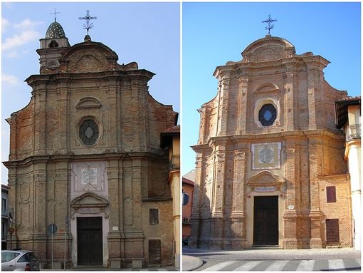 La confraternita prima e dopo i restauri La confraternita prima e dopo i restauri