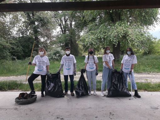 Giornata di raccolta rifiuti per i giovani del Rotary Club di Saluzzo