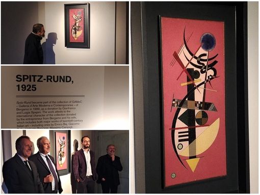 "Spitz-Rund": il dipinto di Kandinskij in mostra a Mondovì (FOTO e VIDEO) "Spitz-Rund": il dipinto di Kandinskij in mostra a Mondovì (FOTO e VIDEO)