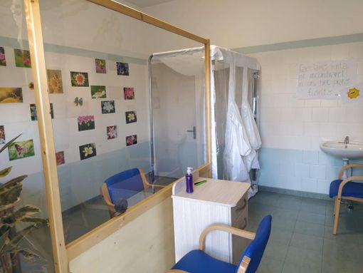 Arrivata in tempo record la “stanza degli abbracci” a Levaldigi