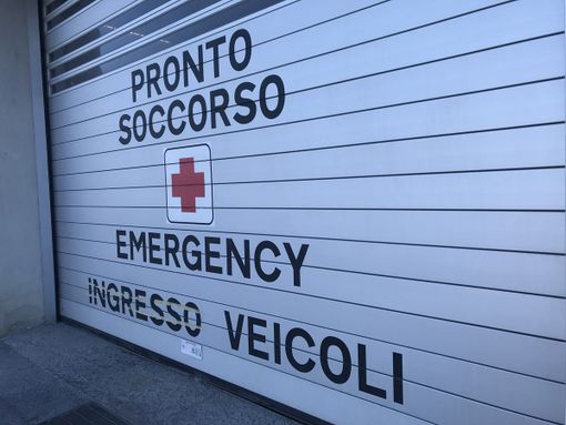 Immagine di repertorio dell'ingresso del Pronto Soccorso dell'ospedale S.Croce e Carle di Cuneo