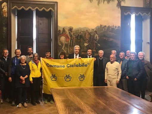 La foto condivisa dal sindaco di Cuneo Federico Borgna