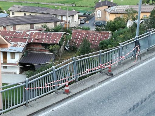 Immagine di repertorio del punto in cui i mezzi hanno impattato