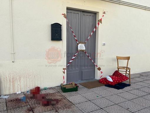 La casa dove è avvenuto il duplice omicidio
