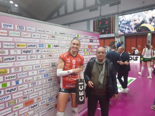 Lena Stigrot, ancora una volta Mvp dell'incontro Lena Stigrot, ancora una volta Mvp dell'incontro