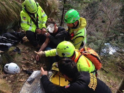 Chiusa Pesio, recuperato dal Soccorso Alpino un escursionista di Sanremo con la spalla lussata