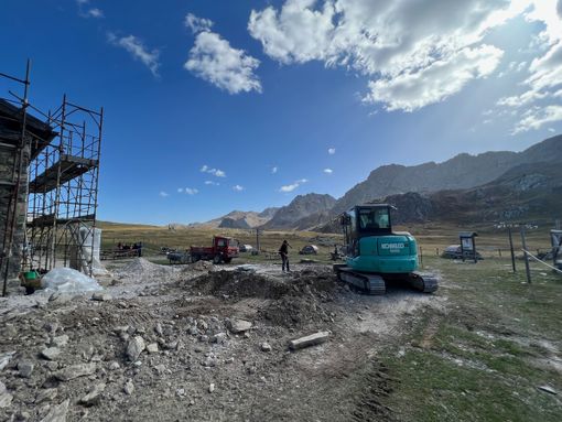Lavori in corso al rifugio della Gardetta: vasche di accumulo dell'acqua per contrastare la siccità Lavori in corso al rifugio della Gardetta: vasche di accumulo dell'acqua per contrastare la siccità