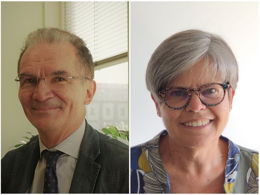 Mirco Grillo e Tiziana Rossini, rispettivamente direttore sanitario e amministrativo Asl CN1