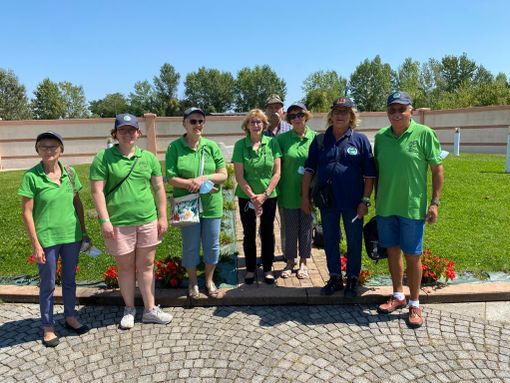 I volontari del Gruppo Eventi e Manifestazioni alla manifestazione canina