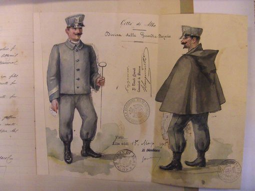 Un pezzo dell'archivio storico