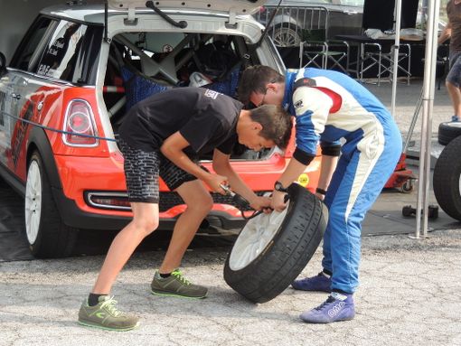 allievi Apf impegnati nell'edizione del rally delo scorso anno