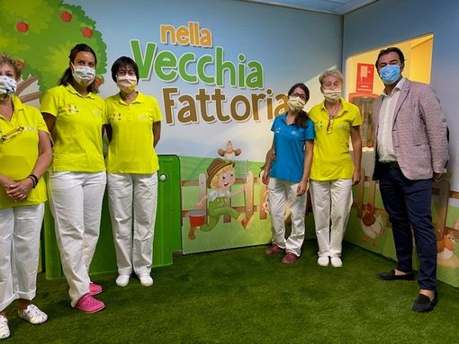 Nuovo look "covid-free" per l'asilo nido di Dronero