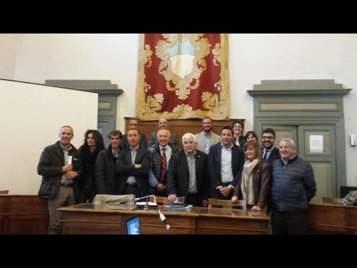 Saluzzo, conferenza stampa della 19° tappa del Giro d'Italia