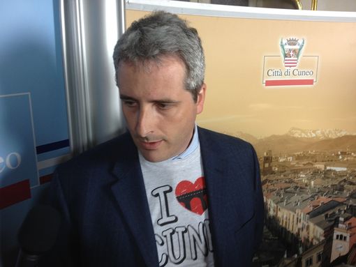 Federico Borgna il giorno della vittoria alle elezioni