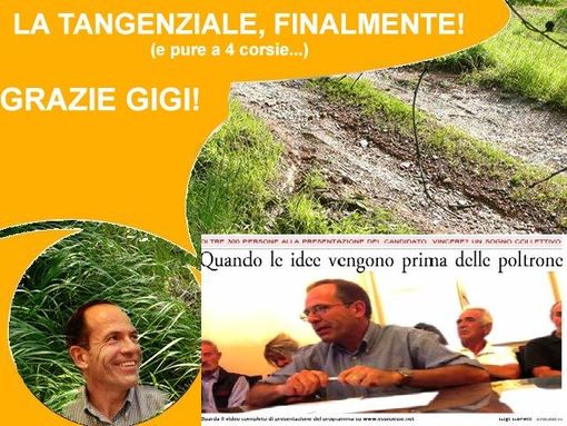 La vignetta sulla tangenziale apparsa sul gruppo Facebook "Garelligrad"