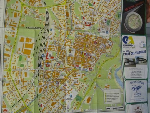 La nuova cartina di Fossano La nuova cartina di Fossano