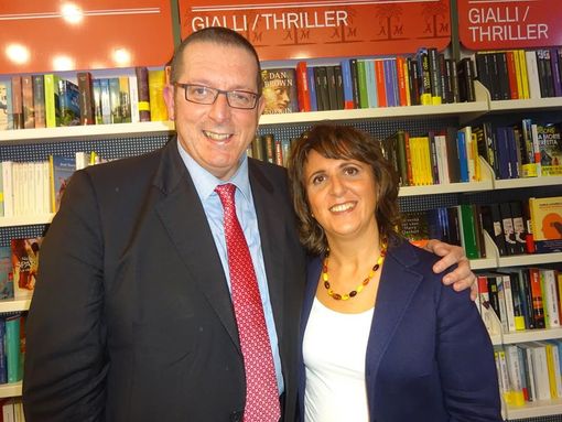 Alberto Rizzo con Silvia Gullino (archivio)