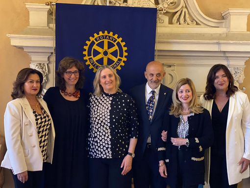 Serata di Rotary Saluzzo con Confartigianato Cuneo e Movimento donne Impresa , sfilata di Bruna Couture e celebrazionae della moda artigianale