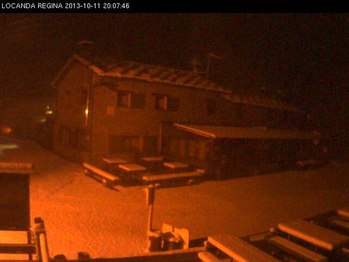 Prima neve della stagione ai 1.800 metri di Pian della Regina di Crissolo